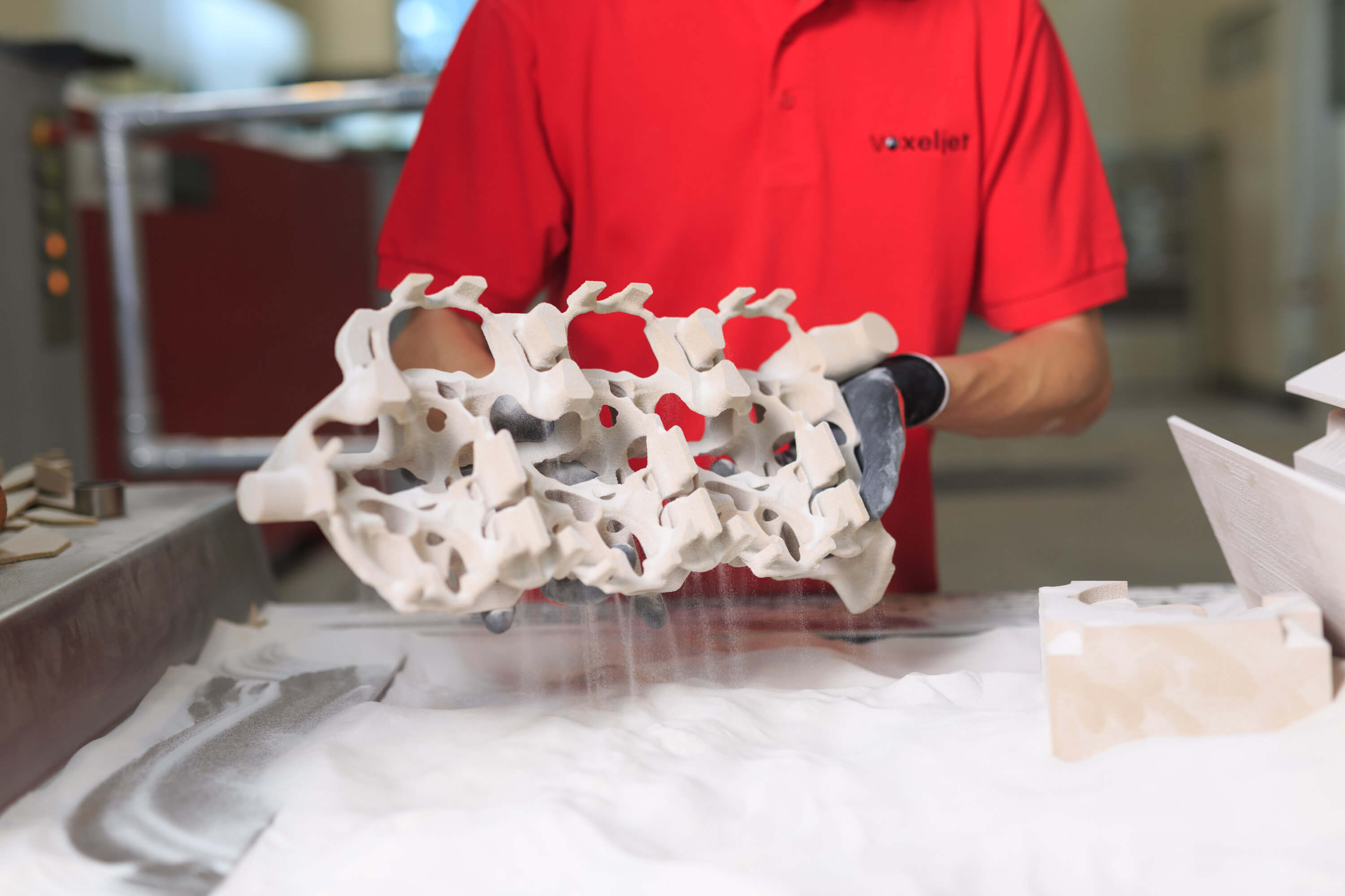 voxeljet提供的按需3D打印服务