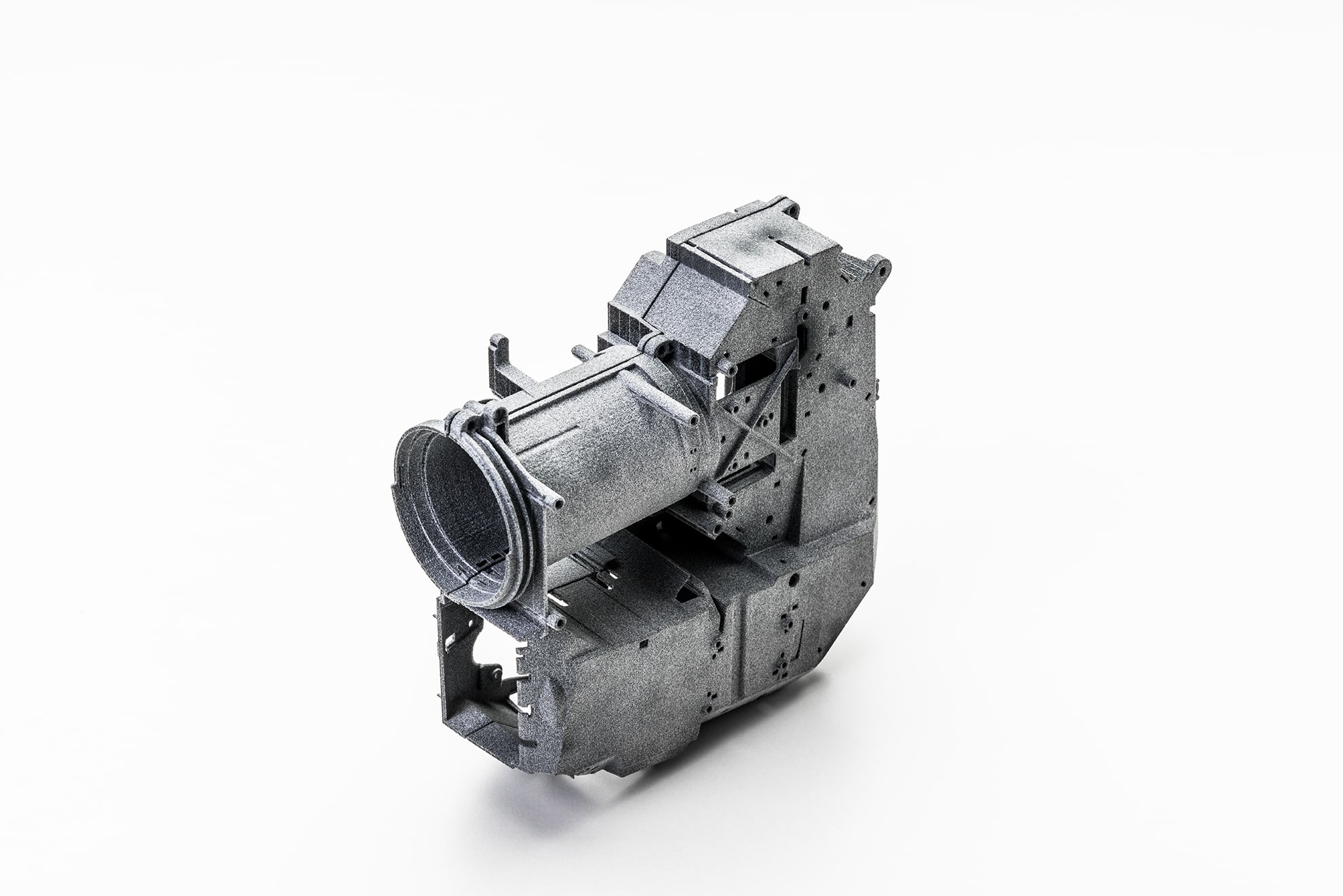 来自voxeljet的3D打印聚合物PA12部件。